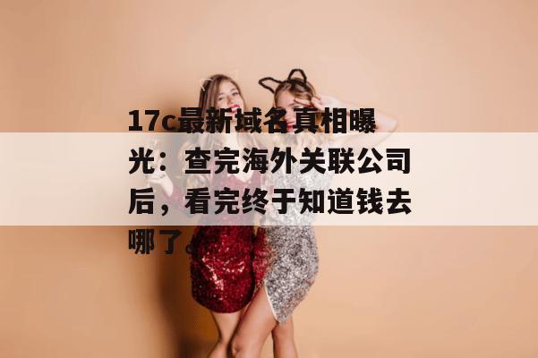 17c最新域名真相曝光:查完海外关联公司后,看完终于知道钱去哪了。